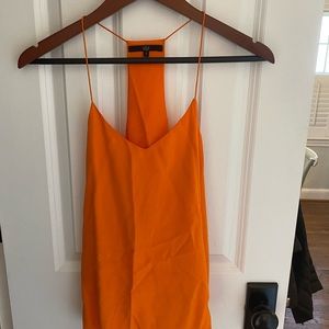 Tibi Orange Tank Top